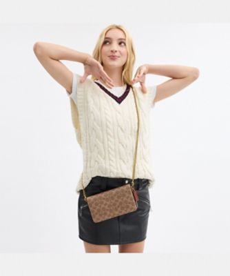 ミラ クロスボディ バッグ・シグネチャー キャンバス | COACH